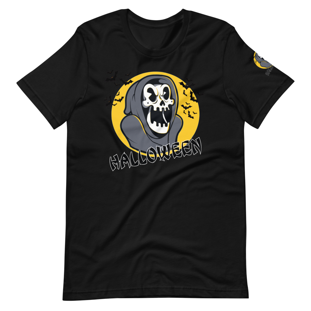 Scary Halloween moon Unisex T-Shirt